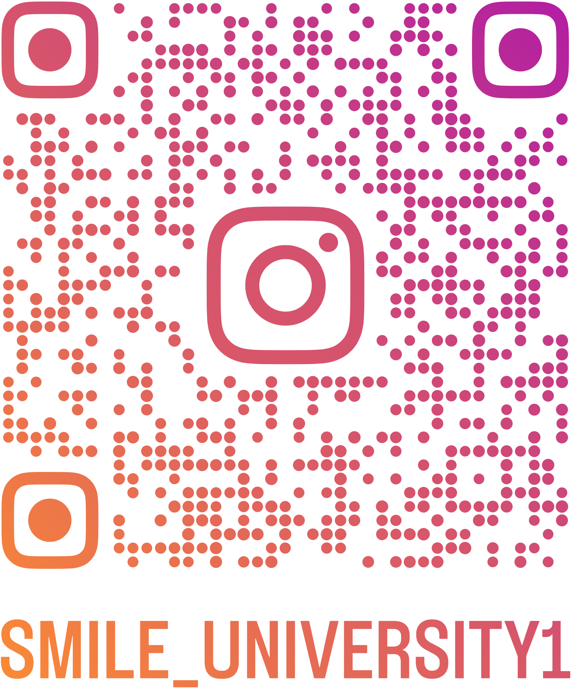 公式インスタグラムのQRコード